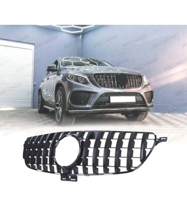 CX PARRILLA MERCEDES CLASE GLE COUPE C292 W166 15-19 GT-R PANAMERICANA CAMARA NEGRO BRILLO C030126C5