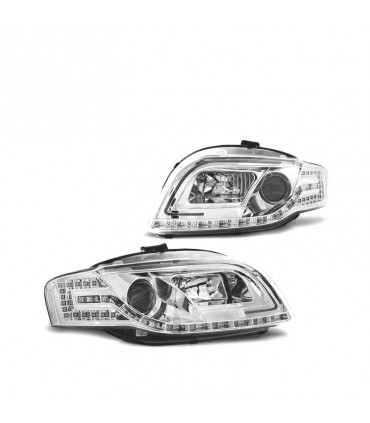 ML FAROS TUBE-LIGHT AUDI A4 B7 04-08 CROMADOS INTERMITENTES LED R011302C1