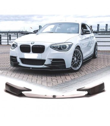 BA SPOILER LIP FRONTAL BMW F20 F21 11-15 LOOK M PERFORMANCE NEGRO BRILLO C010323C2
