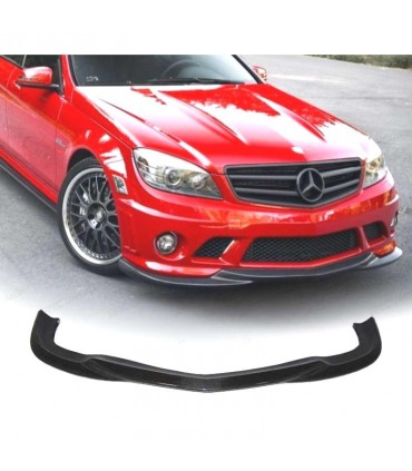 UF SPOILER LIP MERCEDES CLASE C W204 AMG C63 07-10 CARBONO C012076C1