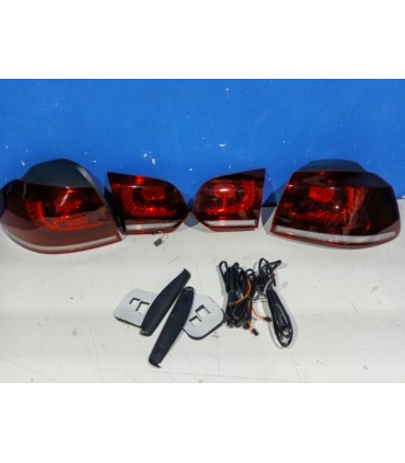 PILOTOS VOLKSWAGEN VW GOLF 6 R LOOK FULL LED DINAMICOS ROJO 08-13 R012819C7