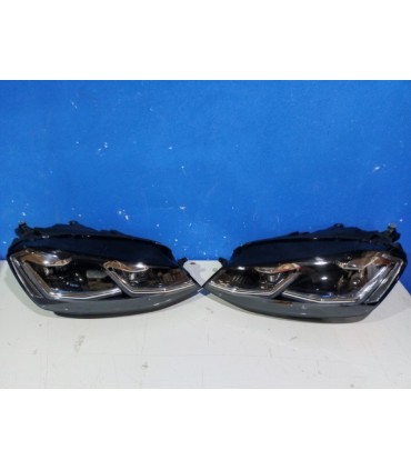 KJ FAROS VOLKSWAGEN VW GOLF 7 12-17 DRL DINAMICOS NEGROS LOOK 7.5 R LINE R012837C4