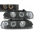 XC FAROS BMW SERIE 5 E39 95-00 OJOS ANGEL FONDO NEGRO R145769C2