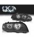 BY FARO DCH BMW SERIE 3 E46 4 PUERTAS 98-01 OJO ANGEL CCFL FONDO NEGRO H7 H7 R146888C5