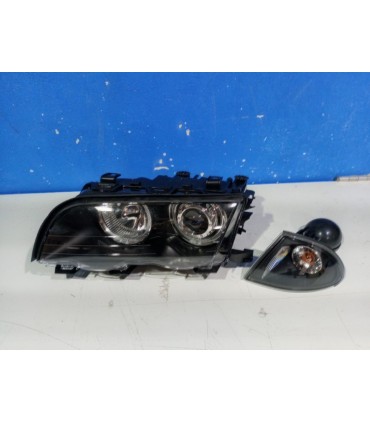 CX FARO IZQ BMW E46 OJO ANGEL LED CCFL 4 PUERTAS 01-05 FONDO NEGRO R148660C3