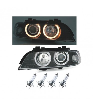YB FAROS OJOS ANGEL BMW SERIE 5 E39 95 - 00 FONDO NEGRO R148792C1