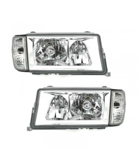 AZ FARO IZQ MERCEDES 190 W201 82-93 FONDO CROMO R145660C1