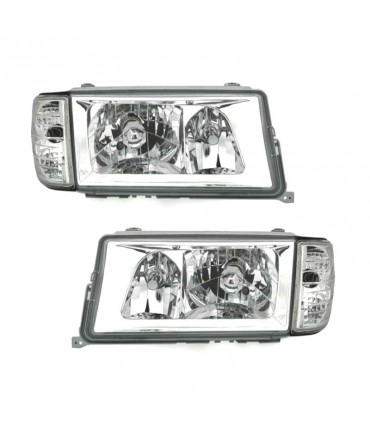 AZ FARO IZQ MERCEDES 190 W201 82-93 FONDO CROMO R145660C1