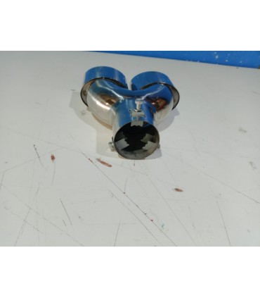 HG COLA ESCAPE DOBLE OVALADA ACERO INOX E000229C2