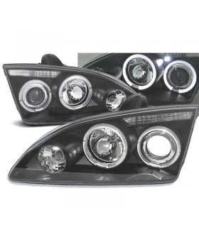 AZ FAROS FORD FOCUS 04-08 OJOS ANGEL FONDO NEGRO R145617C1
