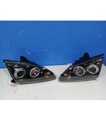 AZ FAROS FORD FOCUS 04-08 OJOS ANGEL FONDO NEGRO R145617C1