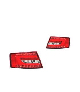 PK PILOTOS AUDI A6 04-08 COLOR ROJO BLANCO LED R148794C1