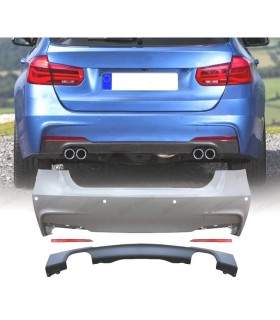 CX PARAGOLPES TRASERO BMW F30 F35 12-19 LOOK M TECH PDC SALIDA DOBLE C014066C1