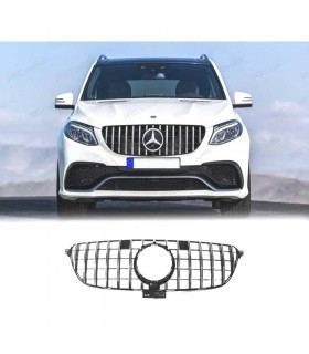 DW PARRILLA MERCEDES CLASE GLE W166 15-19 GT-R PANAMERICANA CROMO NEGRO C020074C1
