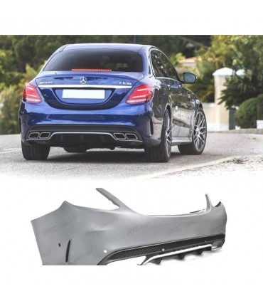 PARAGOLPES TRASERO MERCEDES CLASE C W205 14-18 LOOK AMG C63 PDC C002261C1