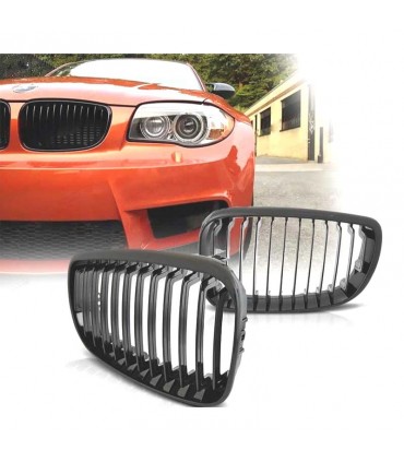 XC PARRILLAS BMW E81 E87 E82 E88 LOOK M PERFORMANCE NEGRO BRILLO 07-11 C020085C2