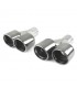 BY COLA IZQ ESCAPE UNIVERSAL 4 x 89MM ACERO INOX NEGRO AHUMADO E010307C2