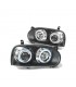 BY FARO DCH VOLKSWAGEN VW GOLF 3 91-97 OJOS ANGEL NEGROS R011528C2