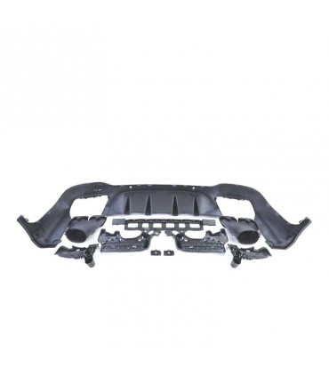EV DIFUSOR MERCEDES GLC X253 15-18 LOOK AMG PDC + COLAS ESCAPE CROMADO C010453C1