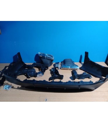 EV DIFUSOR MERCEDES GLC X253 15-18 LOOK AMG PDC + COLAS ESCAPE CROMADO C010453C1
