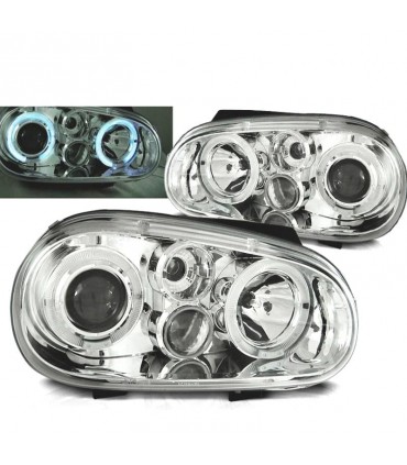 ED FARO DCH VOLKSWAGEN VW GOLF 4 97-03 OJOS ANGEL CROMO R012802C1