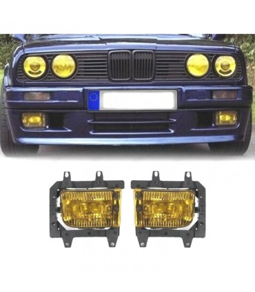 FAROS ANTINIEBLA BMW SERIE 3 E30 CRISTAL AMARILLO R148986C1