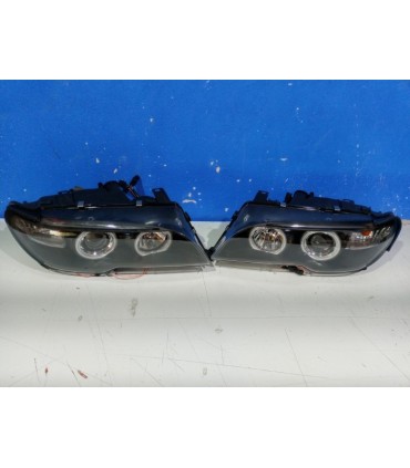 OL FAROS XENON BMW E46 2 PUERTAS 03-06 OJOS ANGEL CCFL FONDO NEGRO R144941C7