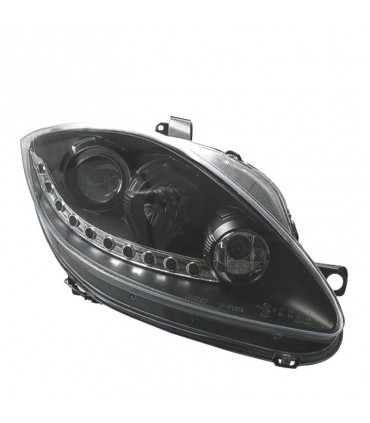 DC FARO DCH SEAT LEON ALTEA TOLEDO 04-09 LUZ DIURNA LED FONDO NEGRO R145482C2