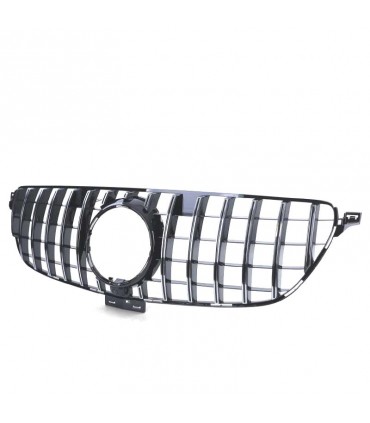 CX PARRILLA MERCEDES GLE COUPE C292 15-19 LOOK GT-R PANAMERICANA CROMO NEGRO CAMARA C030115C7