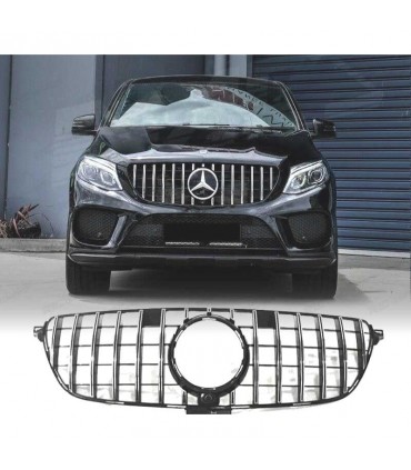 DW PARRILLA MERCEDES GLE COUPE C292 15-19 LOOK GT-R PANAMERICANA CROMO NEGRO CAMARA C030115C8