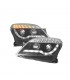 FAROS OPEL ASTRA H 04-09 LUZ DIURNA + INTERMITENTE LED FONDO NEGRO R148413C1