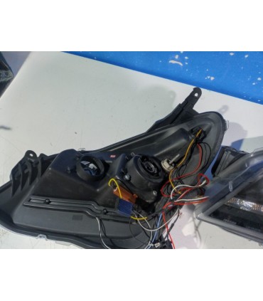 FAROS OPEL ASTRA H 04-09 LUZ DIURNA + INTERMITENTE LED FONDO NEGRO R148413C1