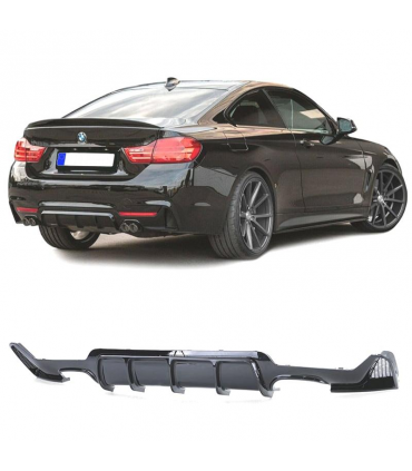 DIFUSOR BMW F32 F33 F36 13-20 LOOK M PERFORMANCE NEGRO BRILLO C020023C1