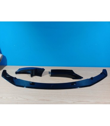 ED SPOILER LIP FRONTAL BMW F20 F21 11-15 LOOK M PERFORMANCE NEGRO BRILLO C010323C3