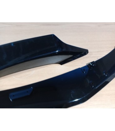 ED SPOILER LIP FRONTAL BMW F20 F21 11-15 LOOK M PERFORMANCE NEGRO BRILLO C010323C3