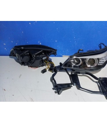 DC FAROS XENON BMW SERIE 5 E60 05-07 OJOS ANGEL CCFL FONDO NEGRO R145032C3