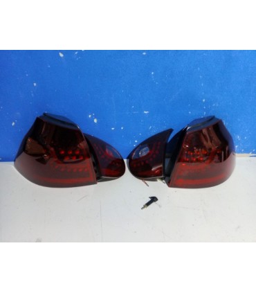 QJ PILOTOS LED VOLKSWAGEN VW GOLF 5 03-08 CRISTAL AHUMADO FULL LED R147053C8