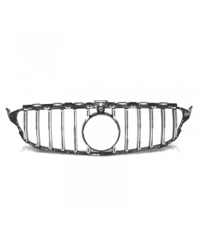 BY PARRILLA MERCEDES CLASE C W205 18-21 LOOK GTR NEGRO CROMADO R013181C1