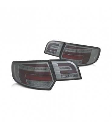 OL PILOTOS AUDI A3 8P 03-08 ROJO CROMO AHUMADOS R011406C1