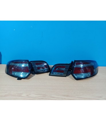 OL PILOTOS AUDI A3 8P 03-08 ROJO CROMO AHUMADOS R011406C1