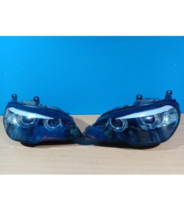 IH FAROS XENON BMW X5 E70 07-10 OJOS ANGEL 3D NEGRO R011363C1
