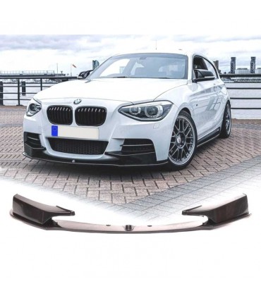 BY SPOILER LIP FRONTAL BMW F20 F21 11-15 LOOK M PERFORMANCE NEGRO BRILLO C010323C5