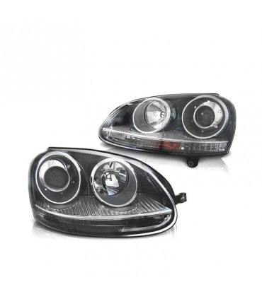FAROS VOLKSWAGEN VW GOLF MK5 03-08 LOOK GTI FONDO NEGRO R146335C6