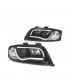 RI FAROS LED AUDI A6 01-04 LUZ DIURNA NEGRO R011288C1