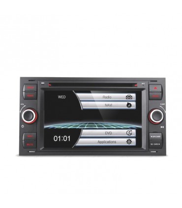 QJ RADIO GPS NAVEGADOR TACTIL 7" FORD FOCUS C-MAX FIESTA GALAXY KUGA MONDEO S-MAX TRANSIT M000230L1