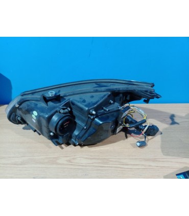 XC FAROS XENON BMW E60 E61 07-10 OJOS ANGEL NEGRO CLARO R026021C4