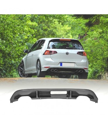 DW DIFUSOR VOLKSWAGEN VW GOLF 7 VII 12-17 LOOK R20 SALIDA DOBLE C010744C1
