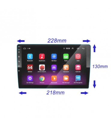 FE RADIO 9" GPS ANDROID 13 QUAD CORE 64GB ROM M010002L1
