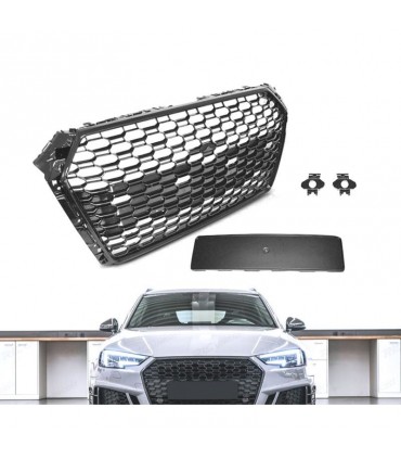 RI PARRILLA AUDI A4 B9 15-19 PDC LOOK RS4 NEGRO BRILLO R160023C1