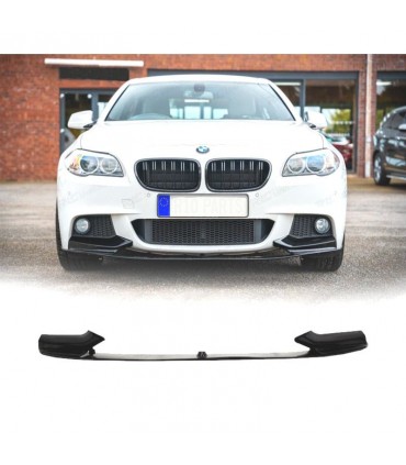 HG SPOILER LIP FRONTAL BMW F10 F11 LOOK M PERFORMANCE NEGRO BRILLO R022015C2